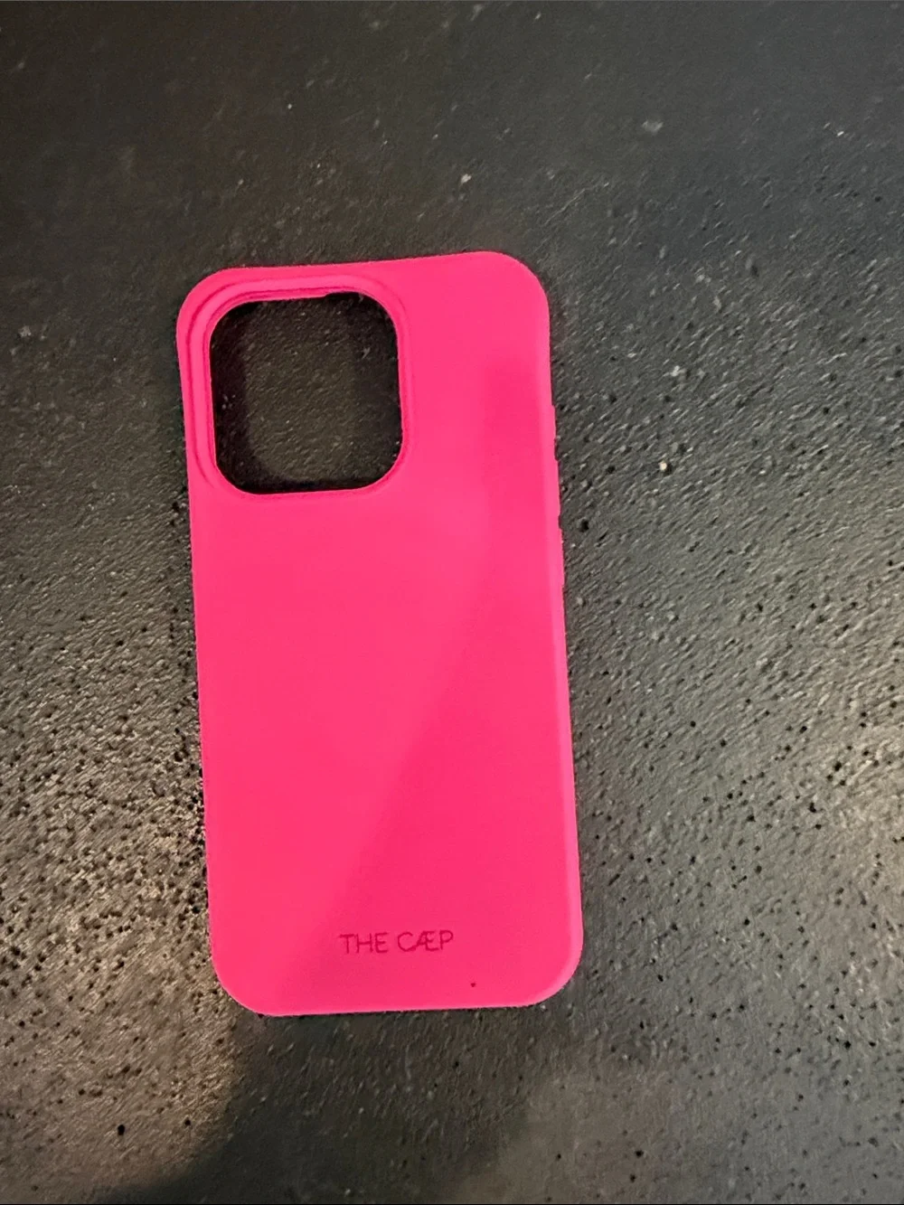Caep Hot Pink Protective Silicone Phone Case- fit 15 Pro iPhone